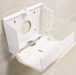 Wall Mounted Plastic N Fold Bathroom Napkin Dispenser