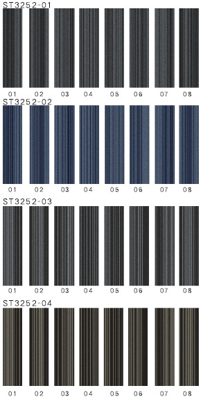 PP Level Loop Pile 25cm X 100cm Carpet Tiles Easy To Install