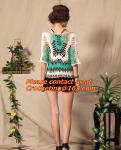 summer new sweet candy color women loose Crochet knitted blouse wears batwing
