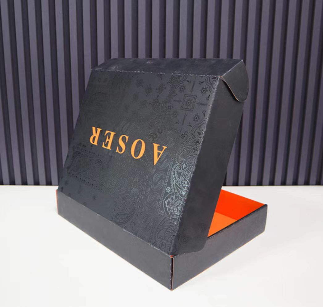 free design custom logo self care packaging box reusable folding corrugated eco-friendly natural beauty shipping mailing box