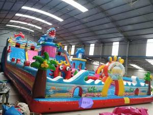 Wholesale Children's playground equipment inflatable castle environmental protection PVC from china suppliers