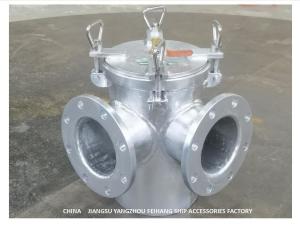 Wholesale Marine Suction Coarse Water Filter BLS100 CB/T497-2012 Right Angle Sea Water Filter from china suppliers
