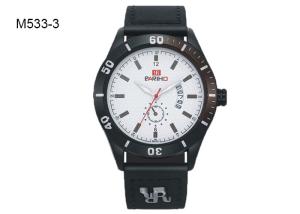 Wholesale Custom Logo Men's Quartz Watch Water Proof Wristwatch Leather Band M533 from china suppliers