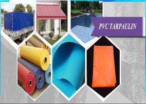 Wholesale 250GSM-1200GSM  Heavy Duty PVC Fabric  Polyest Vinyl Tarp  PVC Tarpaulin from china suppliers