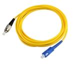 SC / UPC to FC / UPC G652D LSZH Jacket Fiber Optic Cable , Single-mode Simplex
