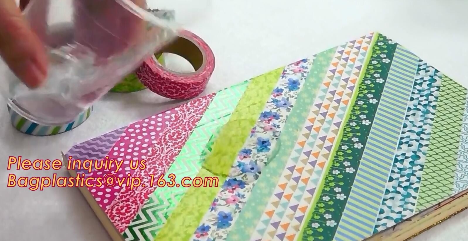 Free Samples Printed Decorative Set Washi Tape,Vintage style free sample box waterproof custom printed washi tape BAGEAS