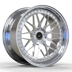 Wholesale Dodge Challenger 2 Piece Forged Brushed Polished Wheels Car Rims 20 Inch Concave from china suppliers