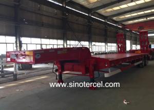 Wholesale Agricultural Machinery Low Bed Semi Trailer 60T Extendable Low Bed Trailer from china suppliers
