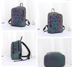 Cool Luminous Personality Fashion Laser Color-Changing Shoulder Student White