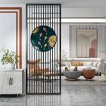 Folding Stainless Steel Hotel Furniture Mobile Screen Partition Modern