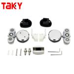 Round Tray Shape Glass Hanging Door Roller for 8-12 Thick Safe Hanging Shower
