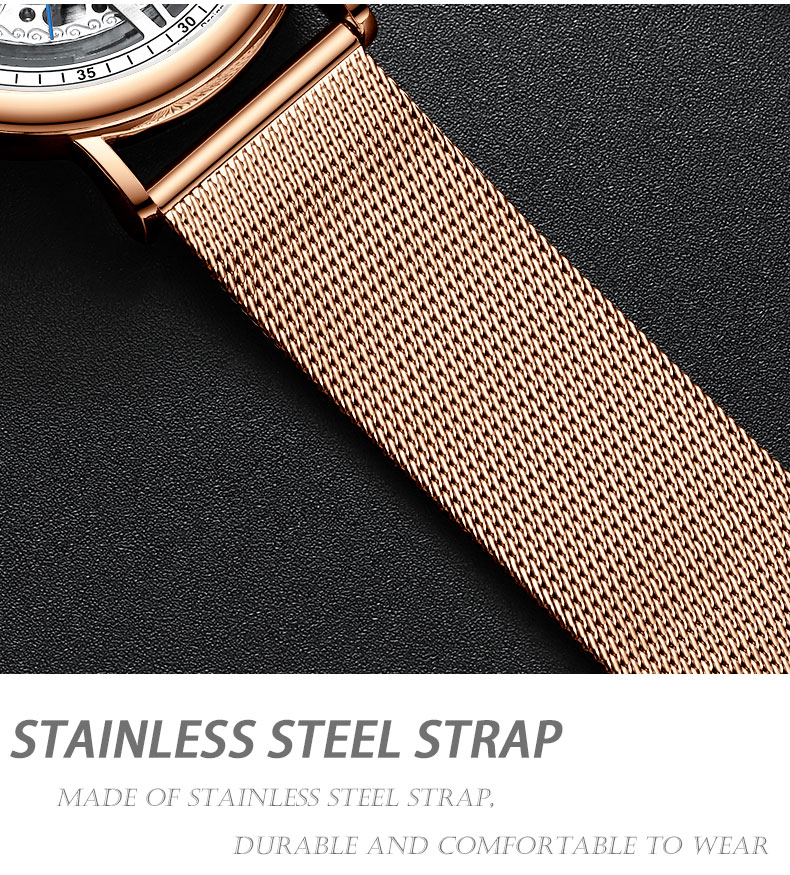 KINYUED J069 stainless steel luxury leather waterproof quartz oem brand hands wristwatches custom logo wrist mens watch