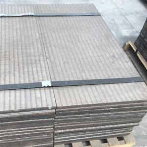 Wholesale Castodur Diamond Plates Highly Alloyed Wear Resistant Bi-Metallic Complex Carbide Overlay Clad Wear Steel Plate from china suppliers