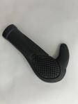 Black Textured Rubber Mountain Bike Handle Bar Grips Lightweight