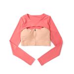 Oem Factory Manufacturer Custom Logo Cinnamon Pink Ladies Sports Bras Adults