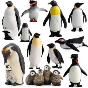 Wholesale 11 PCS Penguin Model Toy Desktop Decoration Collection Party Favors Toys for Boys Girls Kids from china suppliers