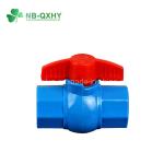Straight Through Type Plastic PVC Compact Ball Valve with Straight Channel from