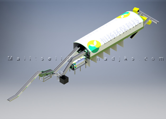 500 TPD Recycling Sorting Solid Waste Management Plant