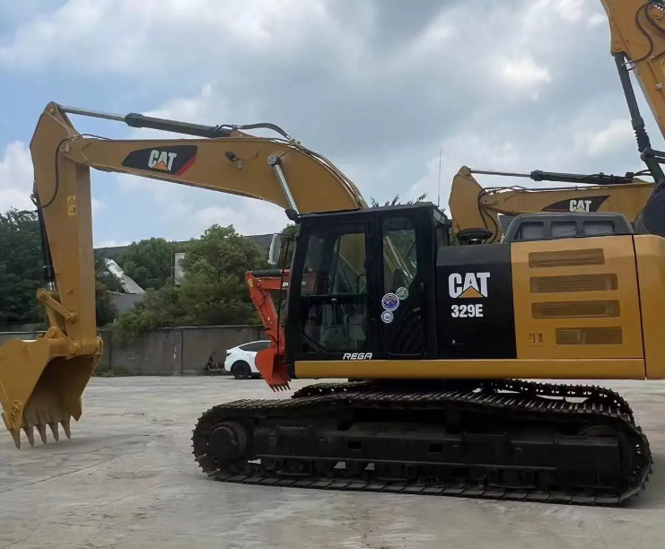 Nice Condition Used CAT 329E Crawler Excavators 29 Ton Mining Diggers Machine