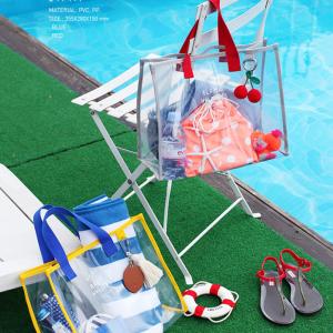 Wholesale Digital Printing Stadium Ladies PVC Beach Tote Bag from china suppliers