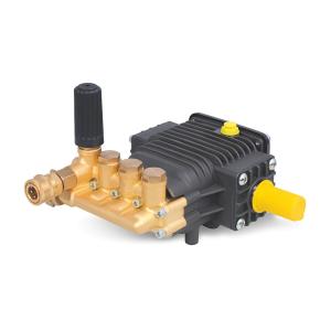 Wholesale FLOWMONSTER belt driven washer pump 2WZ-18XXNB brass high pressure triplex plunger pump 100-130Bar 3-15LPM from china suppliers