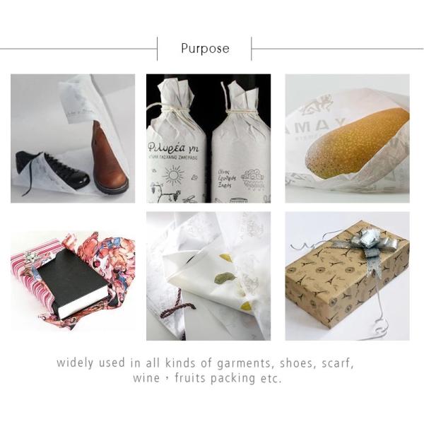 CMYK Color Apparel Biodegradable Tissue Wrapping Paper