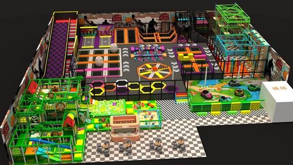 Trampoline Park Manufacturers Commercial Big Kids Jumping Sport Trampoline Park