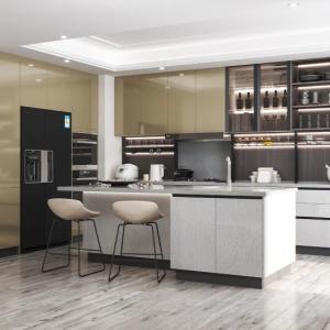 Wholesale Luxury Painted Laminate Melamine Kitchen Cabinets For Builders from china suppliers
