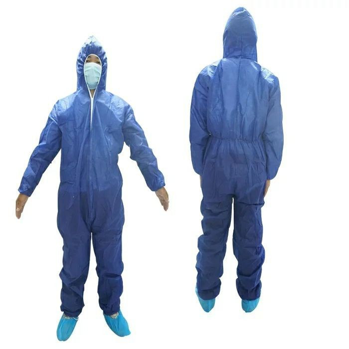 Work Protection Disposable Protective Suit , Disposable Work Suits Puncture Resistance