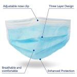 Skin Friendly Disposable Non Woven Face Mask Soft Good Air Permeability