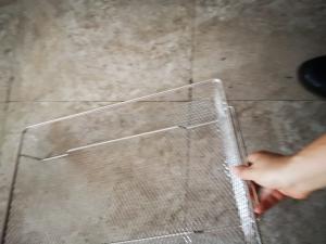 Wholesale Stainless Steel Wire Mesh Basket – Industrial Cleaning Tray / Sterilization Basket for Medical, Lab &amp; Food Use from china suppliers