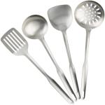 Odorproof Stainless Steel Kitchen Utensil Sets , Heat Resistant Utensil Set