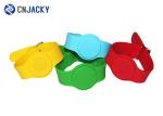 Colorful 13.56 MHz RFID Silicone Wristband NFC Bracelet Closed Type For Events