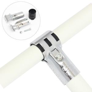 Wholesale Female Electrophoresis Black Tube Connector Clamps , DY215 Metal Pipe Clamp from china suppliers