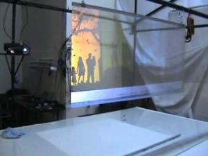 Wholesale Clear Plastic Holographic Projection Film For Concert Exhibition and Family movie from china suppliers