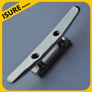 Wholesale Marine Grade Stainless Steel Flat Top 2 Hole Boat Deck Cleats from china suppliers