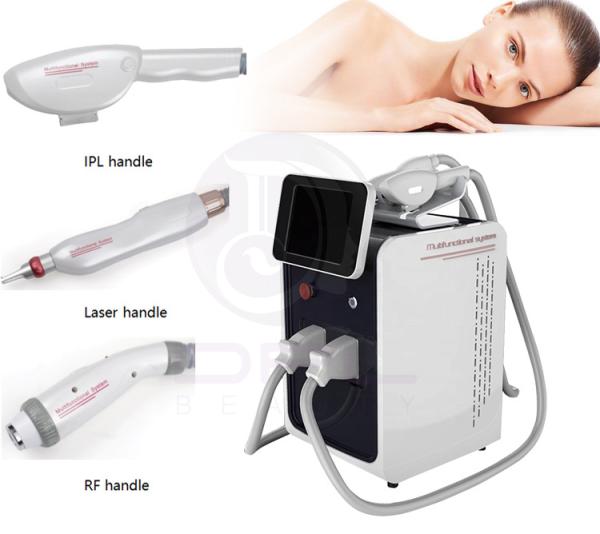 Multifunction IPL RF Nd Yag Laser Hair Tattoo Freckles Acne Removal Beauty