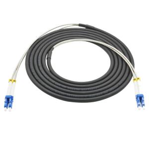 Wholesale Duplex LC Fiber Optic Patch Cords Outdoor 5G Telecom CPRI Armored Multimode from china suppliers