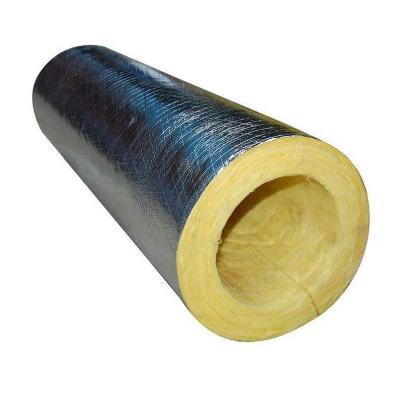 Steam Pipeline Heat Insulation Tube Glass Wool For Cold And Hot Water Equipment