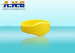 Yellow Flexible Rfid Silicone Bracelet Comfortable With 10 Years Endurance