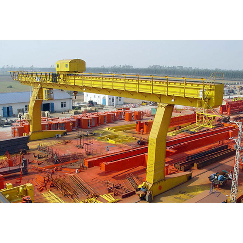 With CD / MD Electric Hoist Single Beam Gantry Crane For Lifting Cargo
