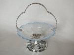 Sun flower shape candy bowl w/classic stand & elegant (2)
