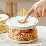 2024 New Kitchen Food Hermetic Containers Microwave Safe High Borosilicate Glass
