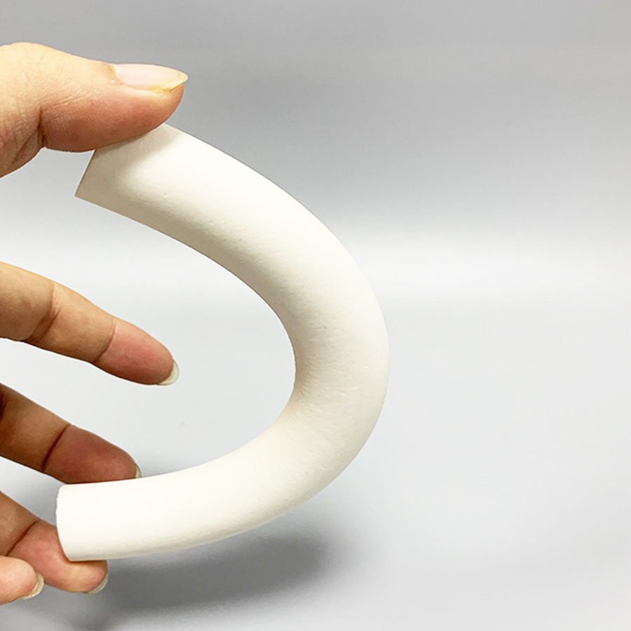 Round Black White Silicone Foam Sealing Strip with Diameter 1-12mm