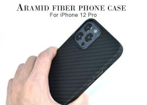 Wholesale Plastic Ring Black Color Aramid Fiber Phone Case For iPhone 12 12 Pro from china suppliers