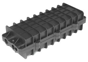Wholesale Outdoor Black Splice FOSC Fiber Optic Closure GPJ 96 Core Dome Overhead Safety from china suppliers