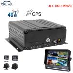 4 Channel Mobile NVR With 1080P Remote 3G 4G GPS WiFi Vehicle Bus Truck Network