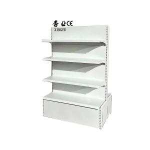 Wholesale Factory Custom Size Color Logo Unique Design White Gondola Supermarket Shelves Double Sided Super Market Racks from china suppliers
