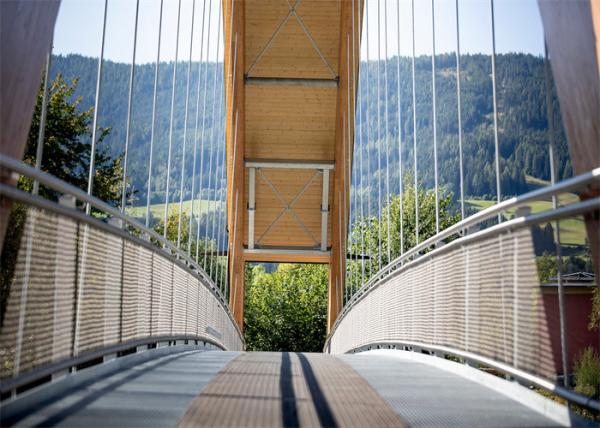 Balustrade Infills Stainless Steel Wire Rope Mesh 676lbs For Bridge Railings