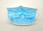 Dust Proof Disposable Mouth Mask 3 Ply Non Woven Face Mask With Ear Loops